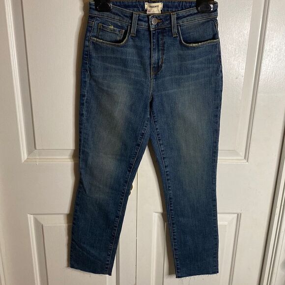 L'agence Womens Stretch Mid Rise Skinny 5-Pockets Denim Jeans Blue Size 25 NWOT - Picture 1 of 5